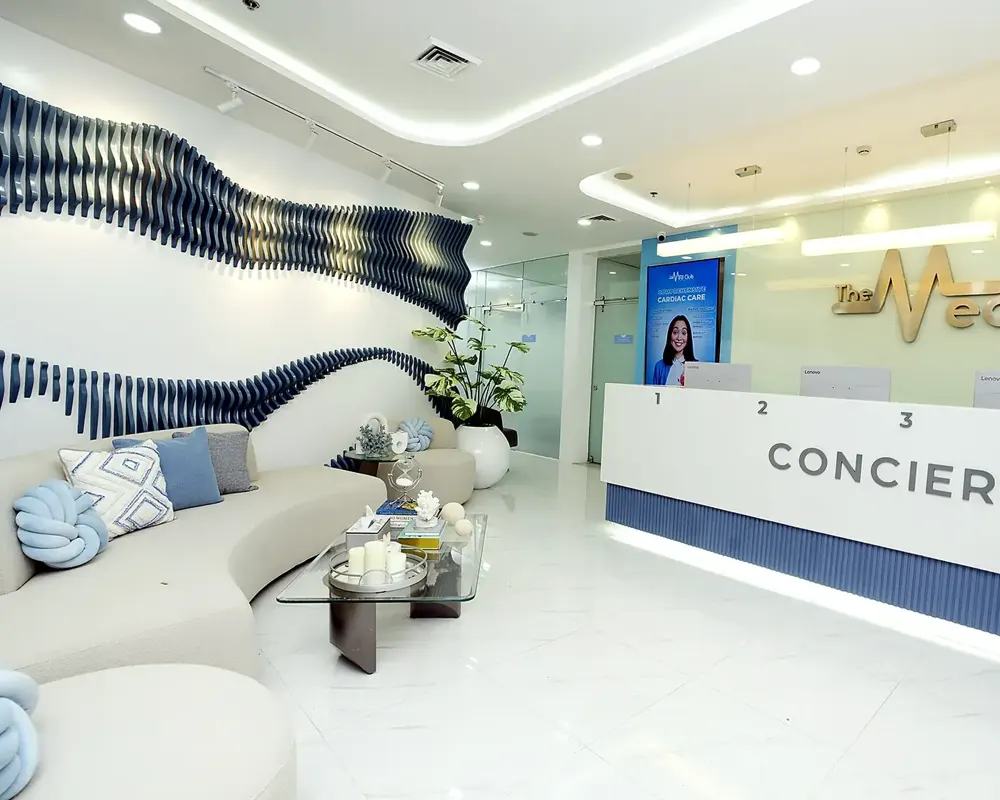 Our reception and lounge at Vertis North